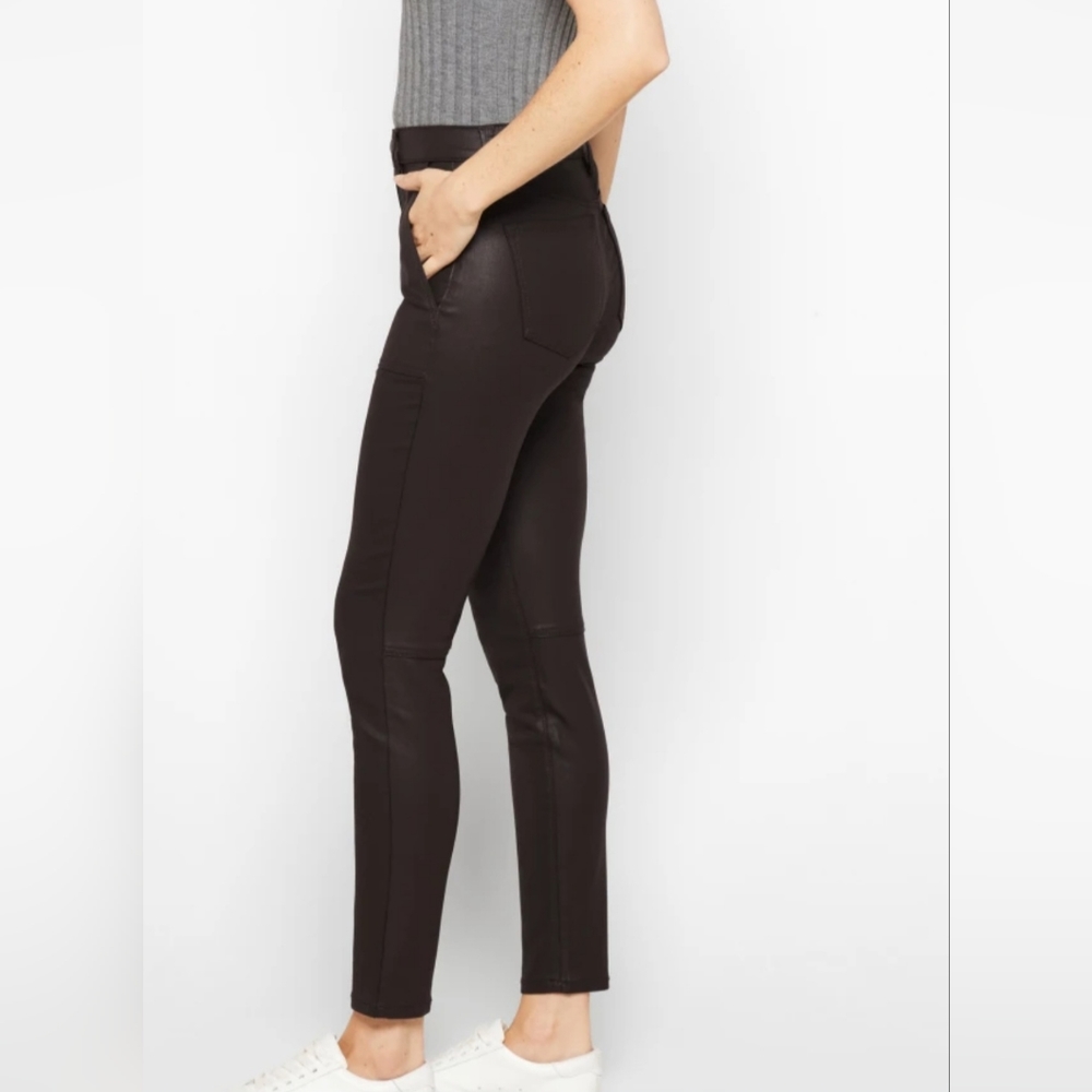 Sanctuary Hayden Womens Coated High Rise Skinny Jeans in Java size 26 - Picture 3 of 13